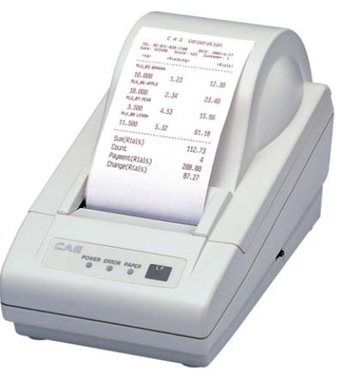 CAS CORP, RECEIPT PRINTER, LINE THERMAL DOT PRINTING, CABLE INCLUDED
